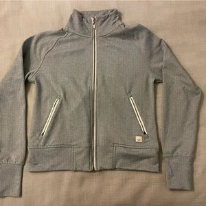 Vuori herringbone zip up jacket